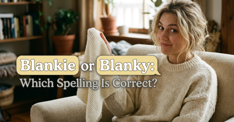 Blankie or Blanky: Which Spelling Is Correct?