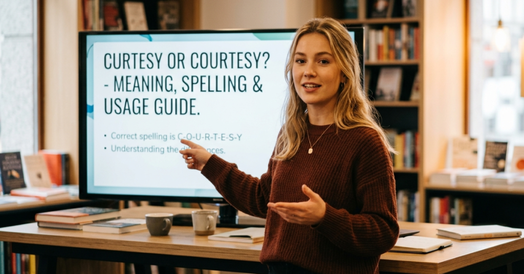 Curtesy or Courtesy: Meaning, Spelling & Usage Guide