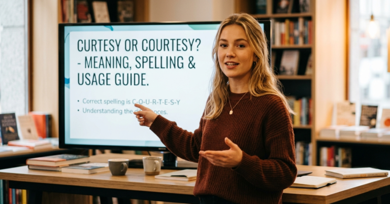 Curtesy or Courtesy: Meaning, Spelling & Usage Guide