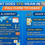 What Does SYD Mean in Text? Full Guide to Usage