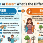 Bearer or Barer: What’s the Difference?