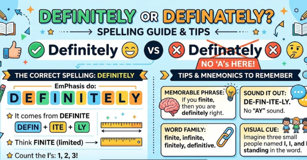 Definitely or Definately? Spelling Guide & Tips