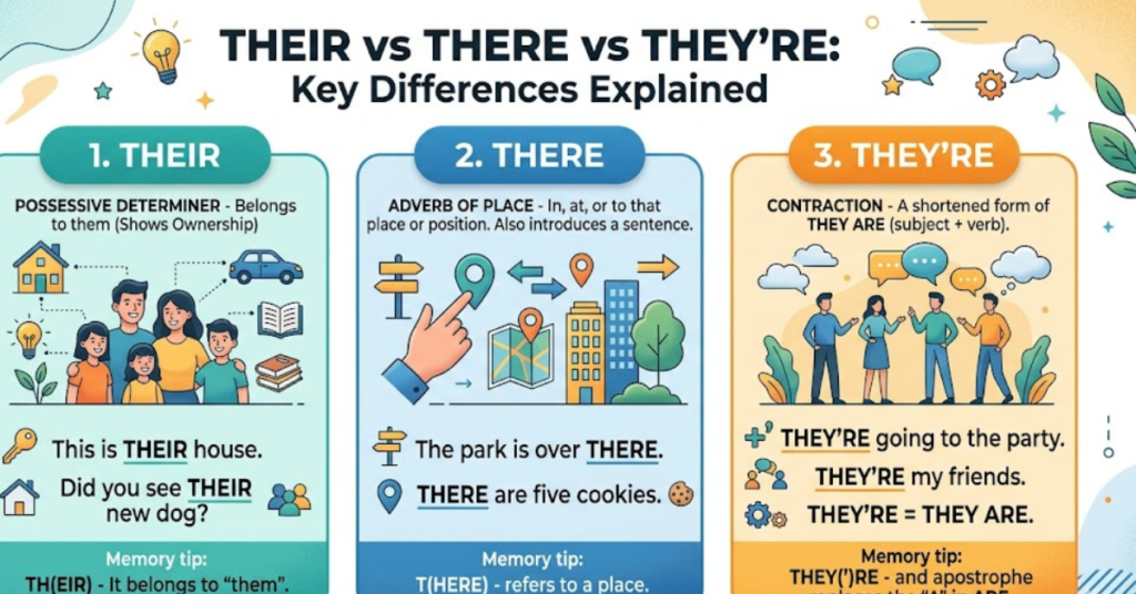 Their vs There vs They’re: Key Differences Explained
