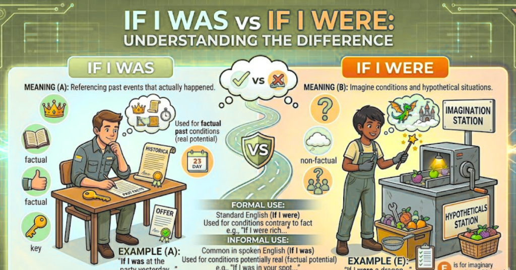 If I Was vs If I Were: Grammar Explained Simply