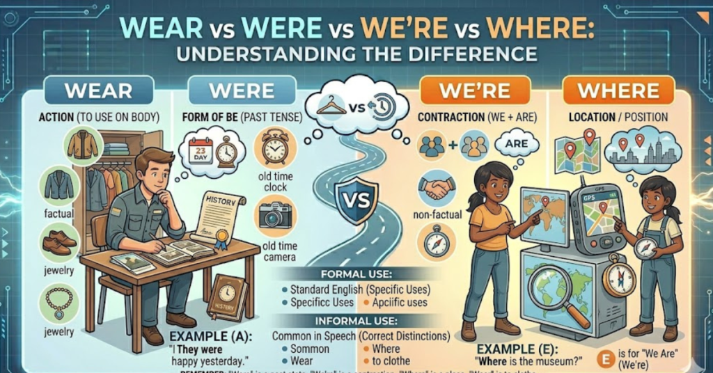 Wear vs Were vs We’re vs Where Explained