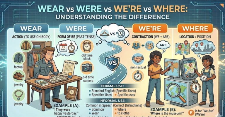 Wear vs Were vs We’re vs Where Explained