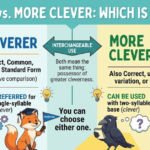 Cleverer vs More Clever: Grammar Explained Simply