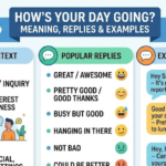 How’s Your Day Going? Meaning, Replies & Examples