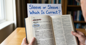 Sleave or Sleeve: Which Is Correct?