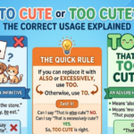 To Cute or Too Cute? The Correct Usage Explained