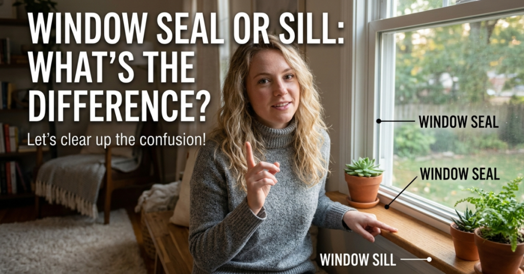 Window Seal or Sill: What’s the Difference?