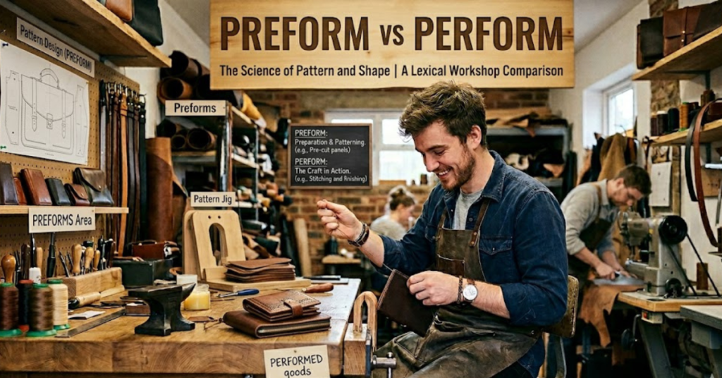 Preform vs Perform: Meaning, Difference & Examples