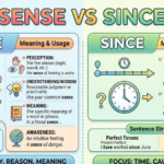 Sense vs Since: Meaning, Difference & Easy Examples