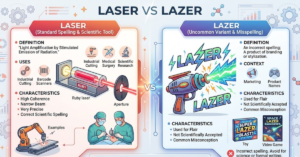 Laser vs Lazer: Correct Spelling and Meaning