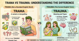 Trama vs Trauma: Meaning, Spelling & Usage Guide