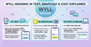 Wyll Meaning in Text, Snapchat & Chat Explained